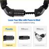 Favoto Bike Chain Lock, 5 Digit Combination Anti-Theft Bicycle Lock, 3.3 feet Long, Ideal for Outdoor Motorcycle E-bike Bikes Gate Fence Ladder Lawn Mower view 2