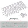Outdoor Camping Hiking Titanium Charcoal BBQ Grill Plate Ultralight Baking Cooling Rack Heavy Duty Dining Cooking Roasting Kitchen Utensils Ti1598B view 2