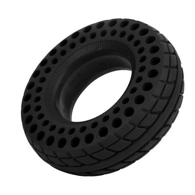 Demeras Four Wheel Scooter Cellular Wheel Tire, 6inch Solid TPE Wheel Tire Solid Tyre Electric Scooter Accessory for Front or Rear Replacement Honeycomb Tires (Black)