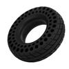 Demeras Four Wheel Scooter Cellular Wheel Tire, 6inch Solid TPE Wheel Tire Solid Tyre Electric Scooter Accessory for Front or Rear Replacement Honeycomb Tires (Black) view 1