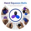 Squeeze Balls - 3 Pieces Silicone Therapy Balls for Stress Relief, Grip Strengthening and Finger Exercise - Ideal for Physical Therapy and Hand Rehabilitation view 2
