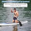 Greensen 49.6 Inches Kayak Paddles, 2Pcs Kayaking Oars for Boating Aluminium Alloy Shaft Kayak Paddles Detachable Boat Oars Set for Kayaking Boating Lightweight Ribbed Blade Kayak Paddles, view 2