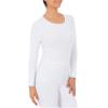 Fruit of The Loom Women's Micro Waffle Thermal Crew Top, White, Large view 4