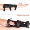 KRATARC Archery Arm Guard Adjustable 3-Strap Accessory Lightweight Hunting Target Practive Adult Unisex (Black, Length 8'') view 4