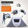 EchoSmile Instant Pop Up Camping Tent, 2/4/6 Person, Easy Setup Tent, Water Resistant Dome, Portable with Carry Bag view 3