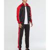 watersouprty Men's Casual Tracksuit 2 Pieces Long Sleeve Running Jogging Running Athletic Sports Set (Black,M) view 3
