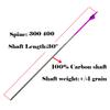 Pinals Archery 28" 30" 300 340 350 400 Spine Carbon Hunting Arrows for Compound Recurve Bow Practice Target 30 Inch Camo Arrow Shaft Pack of 12PCS Pink 300 view 2