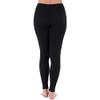 Fruit of the Loom Women's Micro Waffle Thermal Bottom, 2X, Black/Black view 2