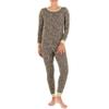 Fruit of The Loom Women's Micro Waffle Thermal Set, Animal Print, 2X Plus view 1