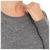 Fruit of The Loom Women's Micro Waffle Thermal Crew Top, Smoke Heather, Large view 3