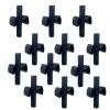 12 Pieces Trampoline Enclosure Pole Gap Spacers -Trampoline Plastic Safety Enclosure Replacement Accessories view 1