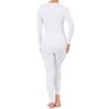 Fruit of The Loom Women's Micro Waffle Thermal Set, White, 1X Plus view 2