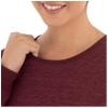 Fruit of The Loom Women's Micro Waffle Thermal Set, Merlot Heather, Small view 3