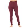 Fruit of The Loom Women's Micro Waffle Thermal Set, Merlot Heather, Small view 4