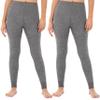Fruit of the Loom Women's Micro Waffle Thermal Bottom, X-Large, Smoke Heather/Smoke Heather view 1