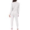 Fruit of The Loom Women's Micro Waffle Thermal Union Suit, White, 2X Plus view 2