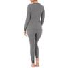 Fruit of The Loom Women's Micro Waffle Thermal Set, Smoke Heather, Small view 2