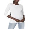 Fruit of the Loom womens Micro Waffle Premium Thermal Underwear Tee Shirt Pajama Top, White, Medium US view 4