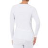 Fruit of The Loom Women's 2-Pack Micro Waffle Thermal Crew Top, White/White, 2X Plus view 2