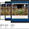 West Virginia Football, End Zone - 40.25x13.75-inch Panoramic Framed Picture view 2
