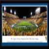 Blakeway Worldwide Panoramas, West Virginia Football, End Zone - 42x15.5-inch Panoramic Framed Picture with Mat view 1