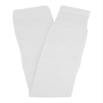 TCK Solid Color Hockey Socks (White, Children 18"-20")