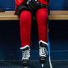 TCK Solid Color Hockey Socks (White, Children 18"-20") view 3