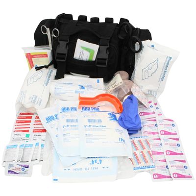 Luminary OFAK Operator-Fast-Access-Kit Stocked First Aid Kit Grab & Go Bag for Home Range Vehicle Tactical Vest or Duty Belt (Black)