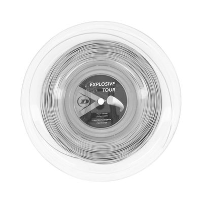 Dunlop Sports Explosive Tour Tennis String, Silver, 16g, 660' Reel