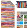 ECCOSOPHY Microfiber Beach Towel -Sand Free Towels are Quick Dry, Light Weight, Super Absorbent-Perfect Pool, Travel, Cruise, Camping Essentials-Oversized Extra Large for Adults (Key West) view 1