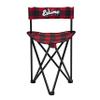 Eskimo Folding Ice Chair, Standard, Buffalo Plaid Adjustable Height, Alloy Steel Red/Black view 1