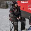 Eskimo Folding Ice Chair, Standard, Buffalo Plaid Adjustable Height, Alloy Steel Red/Black view 2