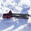 Eskimo Folding Ice Chair, Standard, Buffalo Plaid Adjustable Height, Alloy Steel Red/Black view 3