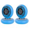 AOWISH 4-Pack Inline Skate Wheels Outdoor Asphalt Formula 85A Hockey Roller Blades Replacement Wheel with Bearings ABEC-9 and Floating Spacers (Blue, 72mm) view 3