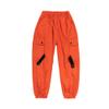 Rolanko Big Girls Cargo Pants Loose Joggers Trousers Kids Hip Hop Dance Clothes (Orange, 12-14) view 4