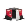 Eskimo Outbreak 650XD Pop-up Portable Insulated Ice Fishing Shelter, 94 sq ft. Fishable Area, 5-7 Person, Red/Black, 143" x 135" view 1