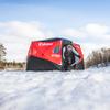 Eskimo Outbreak 650XD Pop-up Portable Insulated Ice Fishing Shelter, 94 sq ft. Fishable Area, 5-7 Person, Red/Black, 143" x 135" view 4