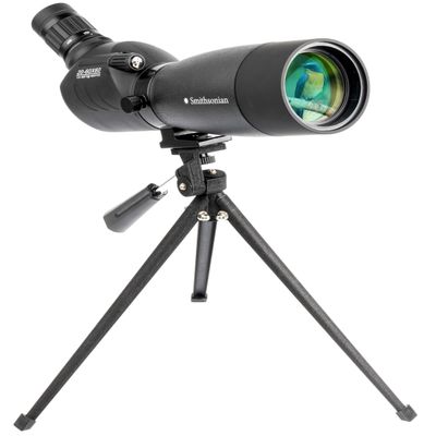 Omano Smithsonian Spotting Scopes for Target Shooting 20-60x60 Spotting Scopes for Bird Watching Best Spotting Scope with Tripod and Phone Adapter for Adults Includes Smithsonian Bird Guide