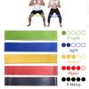 AnHua 5 Pcs Yoga Elastic Bands for Fitness Gum Exercise Gym Strength Resistance Bands Pilates Sport Fitness Bands Workout Equipment view 2