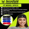 Protective Headgear for Teens and Adults Ultra Protective Headband by Forcefield Black, Large view 3