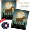 Breeze Decor Golden Pond House Flag Dog Puppy Spoiled Paw Canine Fur Pet Nature Farm Animal Creature Decoration Banner Small Garden Yard Gift Double-Sided, Made in USA view 3