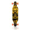 PINESKY 41 Inch Longboard Skateboard 9 Ply Natural Maple Complete Skateboard Cruiser for Cruising, Carving, Free-Style and Downhill with T-Tool Skull view 1