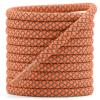 DELELE 2 Pairs 4/25" Thick Round Reflective Shoe Laces Yellow Orange Safety Highlight Rope 47 inches view 1