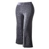 ebossy Women's Metallic Glitter Wide Leg Pant Party Club High Rise Flare Pant Trousers (Asian Small, Silver Black) view 4