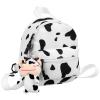 TENDYCOCO Cow Backpack with Plush Cow Pendant Backpack Girls