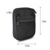 ProCase Concealed Gun Pouch, Multipurpose Carry Pistol Holster Fanny Pack Waist Bag for Handgun with Belt Loops -Medium, Black view 2