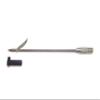 A MC JIOU Spearfishing 12" 17-4PH Spring Steel Pole Spear Tip, Single Barb Head view 1