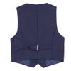 Oyolan Kids Boys Gentleman Button Down Blazer Waistcoat Vest Party Wedding School Gathering Formal Suit Navy Blue 4-5 view 2