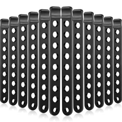 Boao 12 Pieces Bike Rack Strap Bike Wheel Stabilizer Straps Bicycle Rack Cradle Replacement Cycling Rubber Chain Compatible with Thule 534