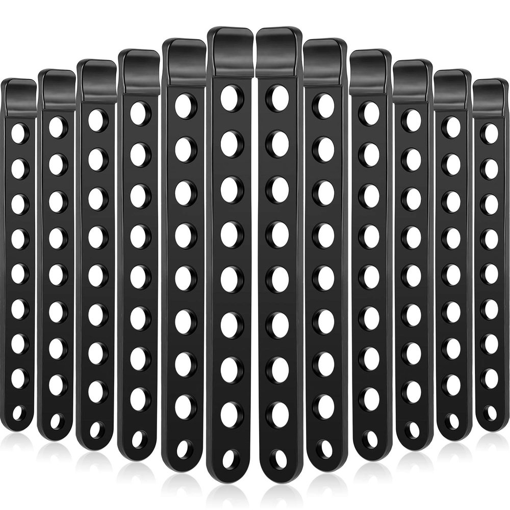 Boao 12 Pieces Bike Rack Strap Bike Wheel Stabilizer Straps Bicycle Rack Cradle Replacement Cycling Rubber Chain Compatible with Thule 534